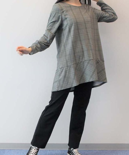 「MB mint breeze」 長袖カットソー M カーキ レディース_画像4