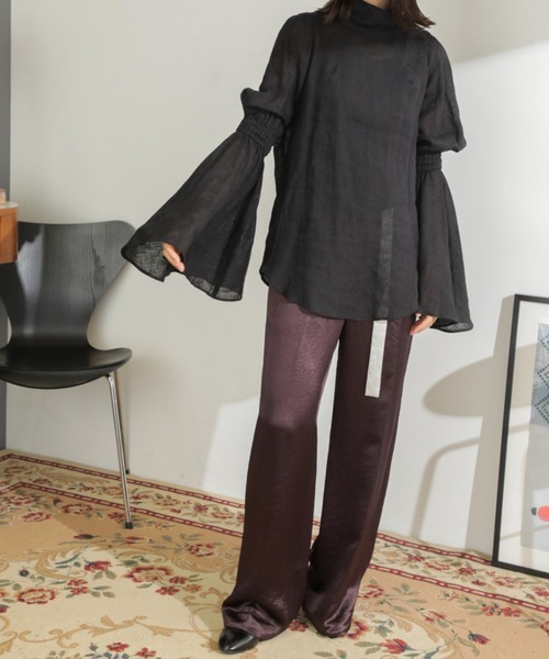 「mici」 パンツ MEDIUM パープル レディース_画像2