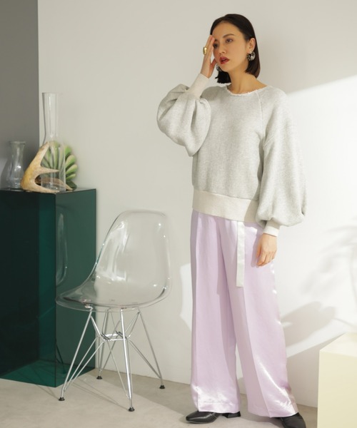 「mici」 パンツ MEDIUM パープル レディース_画像8