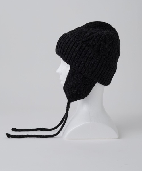 CLEL ニット帽 ニットキャップ 「CLEL」Alpaca Blend Cable Knit