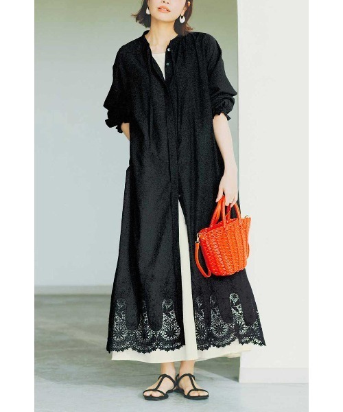 Live in comfort ワンピース リブ イン コンフォート 繊細レースを贅沢