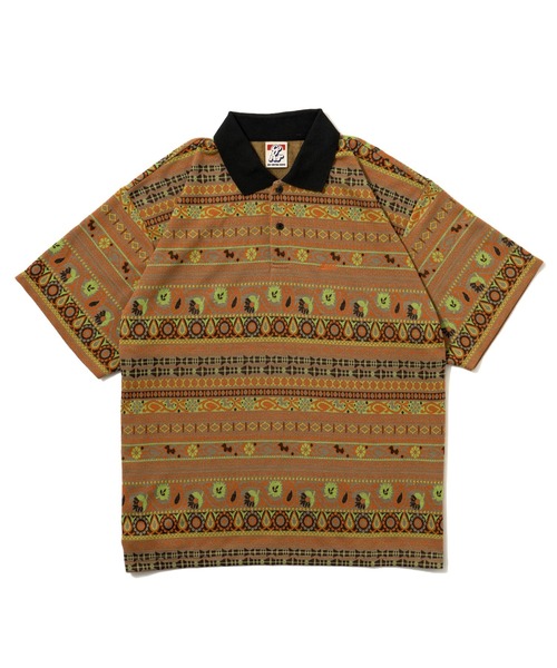 「WHO'S WHO gallery」 半袖ポロシャツ FREE グレー メンズ_画像6