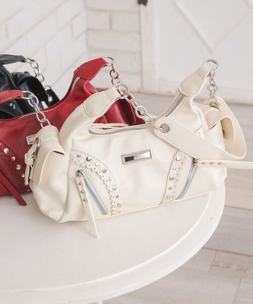 Emsexcite（エムズエキサイト） ショルダーバッグ バッグ スタッズ