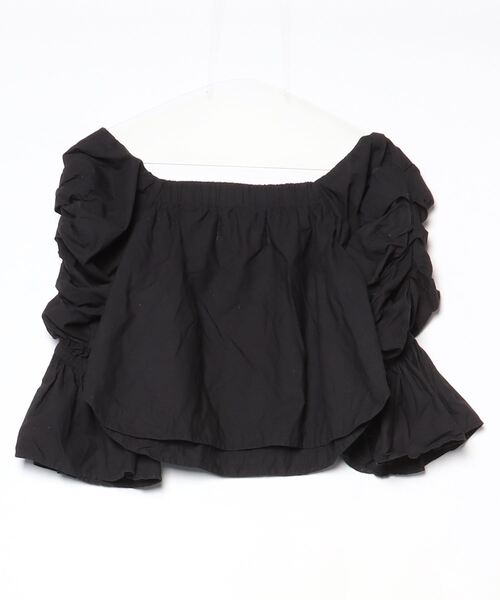 「sara mallika」 7分袖ブラウス - ブラック レディース_画像2