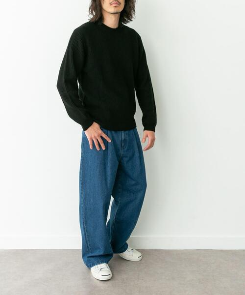 URBAN RESEARCH Sonny Label セーター ニット ウォッシャブルウール混