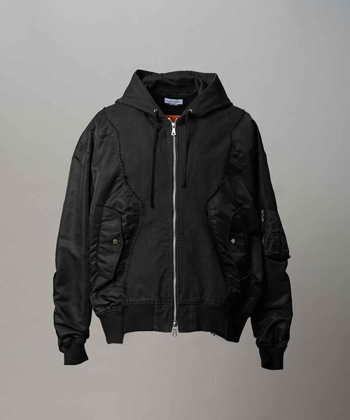 MAISON SPECIAL モッズコート 黒 MAISON SPECIAL ミリタリージャケット モッズコート 「UNISEX