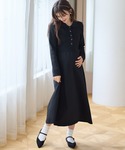 マタニティ ポロニットワンピース(マタニティ&...の詳細画像2