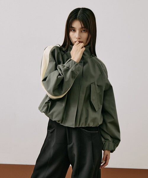 UNITED TOKYO ジップアップ ブルゾン ジャケット 短丈 UNITED TOKYO women's>>> New Arrival ◼︎ジップアップブルゾン