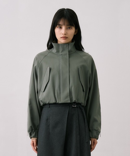 united tokyo ジップアップブルゾンジャケット 残りわずか〉ジップアップブルゾンジャケット(1 KHAKI): : ウィメンズ