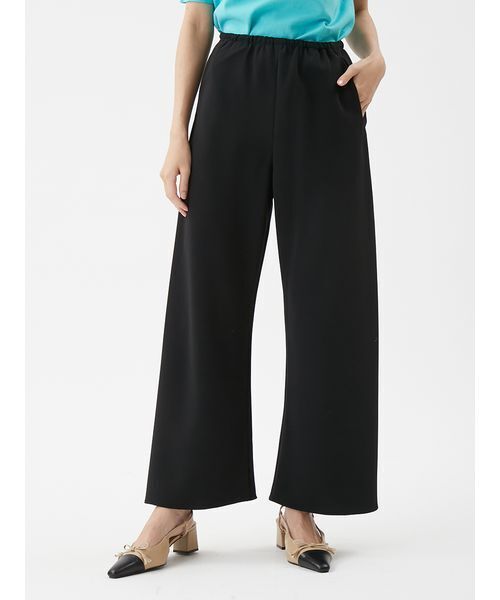 【新品未使用】ミラオーウェン　ボタニカル柄ウエストゴムイージーパンツ　0サイズ Mila Owen（ミラオーウェン）の「ボタニカル柄ウエストゴムイージー