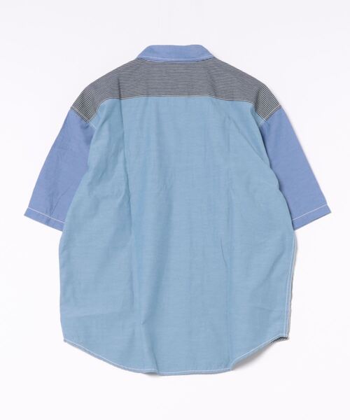 「CORISCO」 半袖シャツ MEDIUM ブルー メンズ_画像2