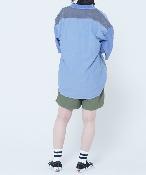 「CORISCO」 半袖シャツ MEDIUM ブルー メンズ_画像8