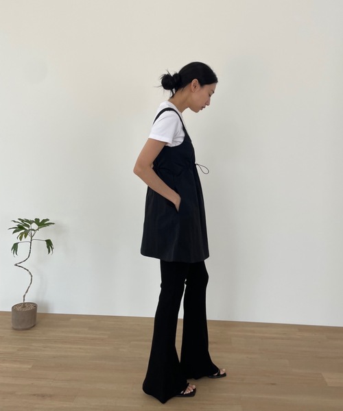 「Didot.showroom」 ブーツカットパンツ S グレー レディース_画像9