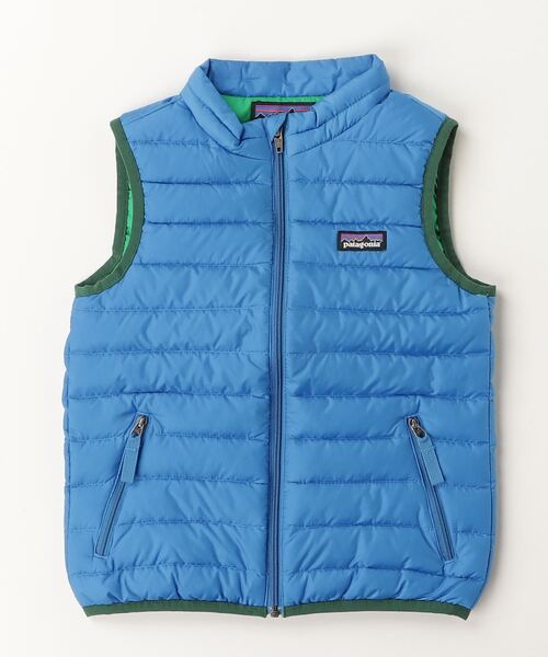 patagonia（パタゴニア） 「KIDS」ワンポイントダウンベスト 4T ブルー