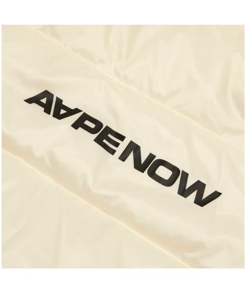 「AAPE BY A BATHING APE」 ダウンベスト MEDIUM ブラック メンズ_画像6