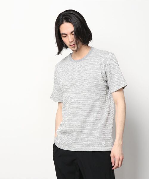 「H.I.P. by SOLIDO」 半袖Tシャツ 3 ブラック メンズ_画像4
