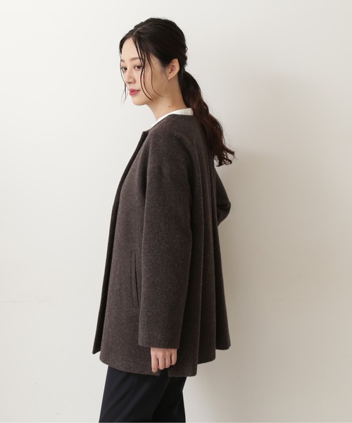 NATURAL BEAUTY BASIC　コート ビッグカラーダブルチェスターコート | NATURAL BEAUTY BASIC