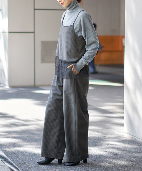 IENA（イエナ） ブラウス シャツ 「追加」レースヘムキャミソール