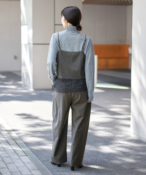 IENA（イエナ） ブラウス シャツ 「追加」レースヘムキャミソール