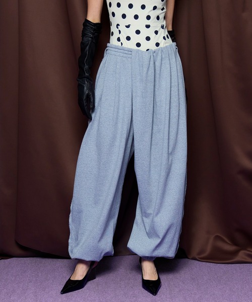 パンツ 「PRE-ORDER」Asymmetrical Balloon Pants/アシンメトリーバルーンパンツ レディース