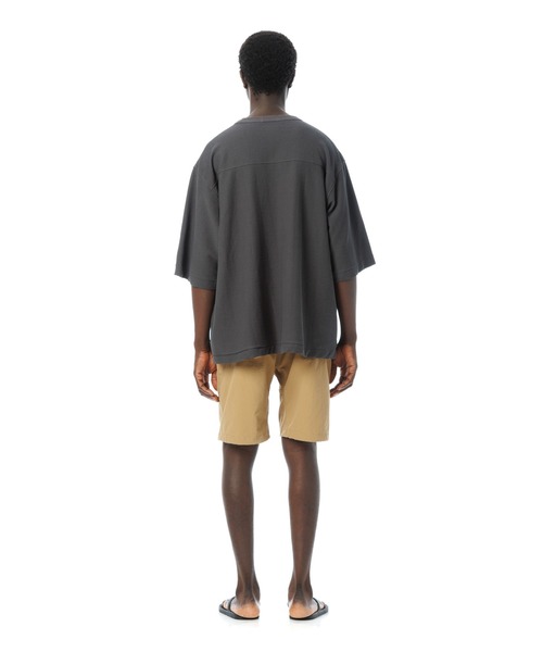 「Sandinista」 7分袖Tシャツ MEDIUM チャコールグレー メンズ_画像9