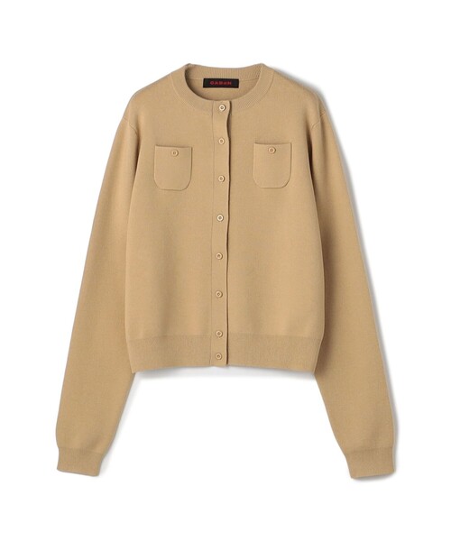 CABaN（キャバン） ニットカーディガン X-SMALL グリーン レディース