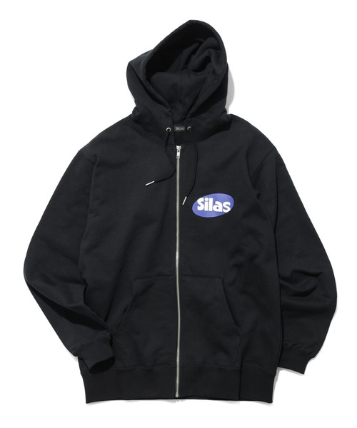 未使用品　SILAS CAMO SWEAT HOODIE L ネイビー SILAS（サイラス） パーカー CORP ZIP SWEAT HOODIE メンズ レディース