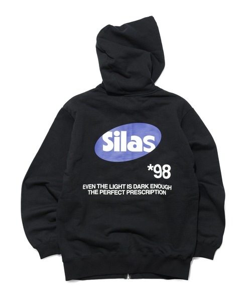未使用品　SILAS CAMO SWEAT HOODIE L ネイビー SILAS（サイラス） パーカー CORP ZIP SWEAT HOODIE メンズ レディース