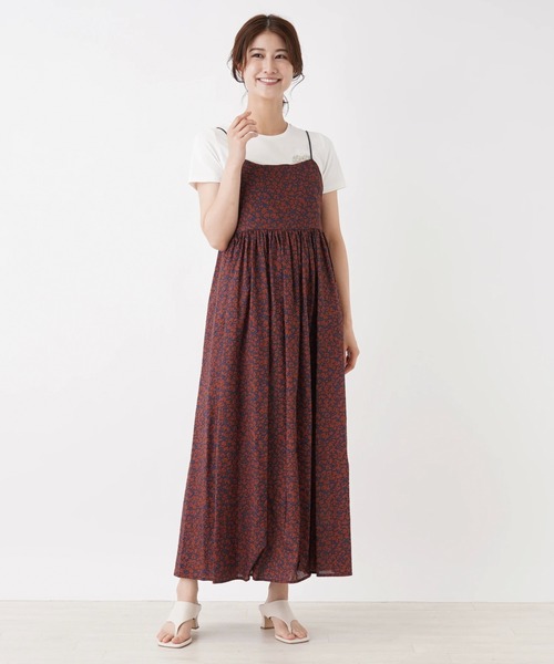 「en recre」 キャミソールワンピース 2 チョコ レディース_画像5