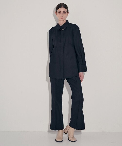 「CITY」 長袖シャツ FREE ブラック レディース_画像2