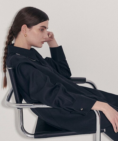 「CITY」 長袖シャツ FREE ブラック レディース_画像4