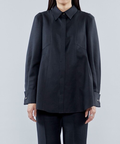 「CITY」 長袖シャツ FREE ブラック レディース_画像7