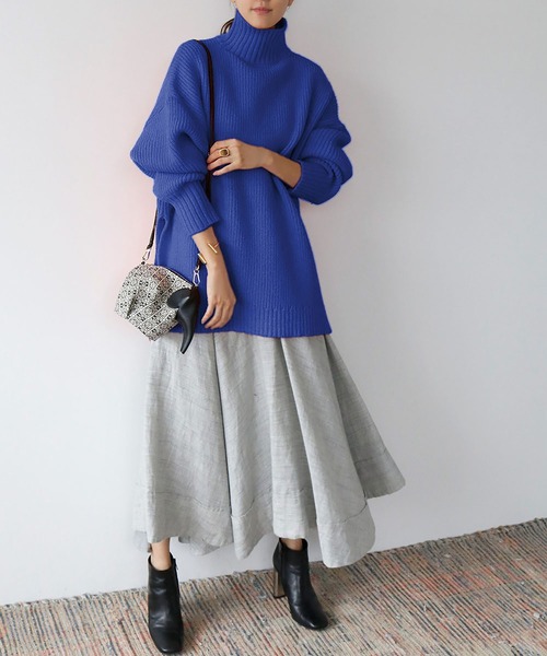 「ELFRANK」 長袖ニット FREE オフホワイト レディース_画像7