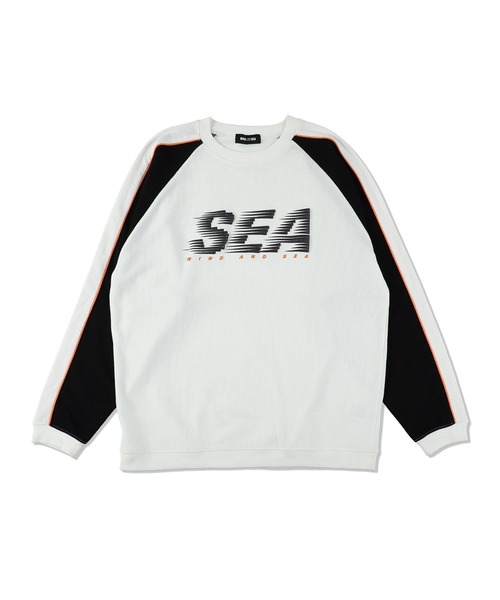 XL ホワイト ウィンダンシー ロンT SEA LONG SLEEVE TEE WIND AND SEA（ウィンダンシー） 長袖Tシャツ MEDIUM ホワイト メンズ