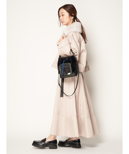 「FURFUR」 ハンドバッグ ONE SIZE ブラック レディース_画像3