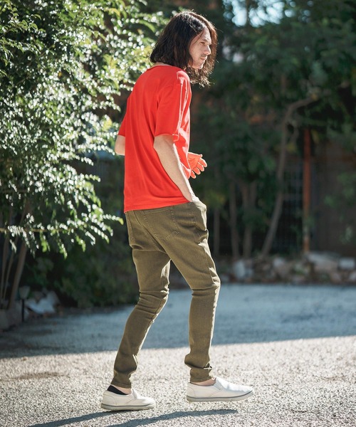 CAMBIO（カンビオ） サルエルデニムパンツ L オリーブ メンズ