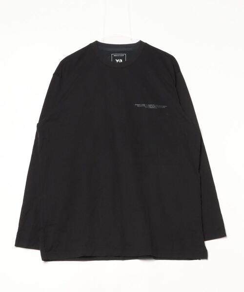 Y-3 「Y-3」 長袖Tシャツ LARGE ブラック メンズ : ZOZOTOWN Yahoo!店