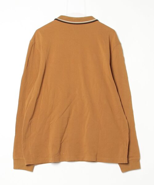 FRED PERRY マスタード ポロシャツ L FRED PERRY（フレッドペリー） 長袖ポロシャツ - マスタード メンズ