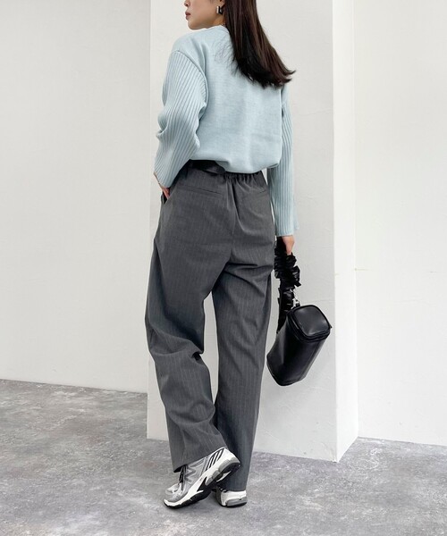 「fredy emue」 長袖ニット 38 グレー レディース_画像5