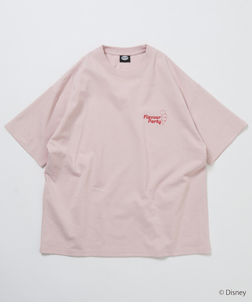 A.P.C.× FREAK'S STORE Tシャツ ピンク フリークスストア FREAK'S STORE（フリークスストア） tシャツ 別注 惑星X バック