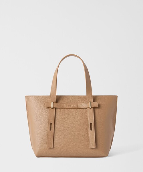 FURLA フルラ ジョアン シボ レザー トートバッグ ベージュ A4 通勤 FURLA（フルラ） トートバッグ ジョベ (Furla Giove) トートバッグ M