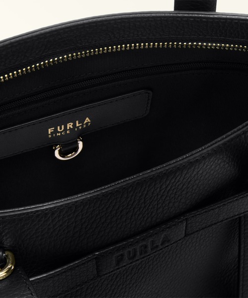 【美品】フルラ トートバッグ ジョーヴェ オールレザー ブラック FURLA（フルラ） MAN GIOVE トートバッグ L NERO ブラック