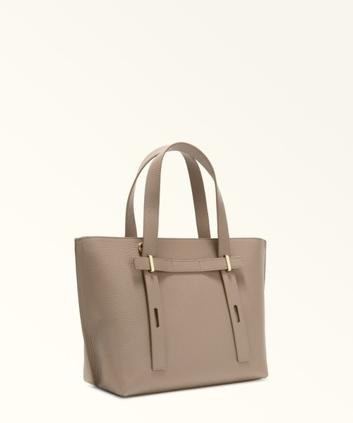 【美品】フルラ トートバッグ ジョーヴェ A4 大容量 肩掛け レザー グレー FURLA（フルラ） GIOVE M TOTE BAG ジョベ トートバッグ M 肩掛け