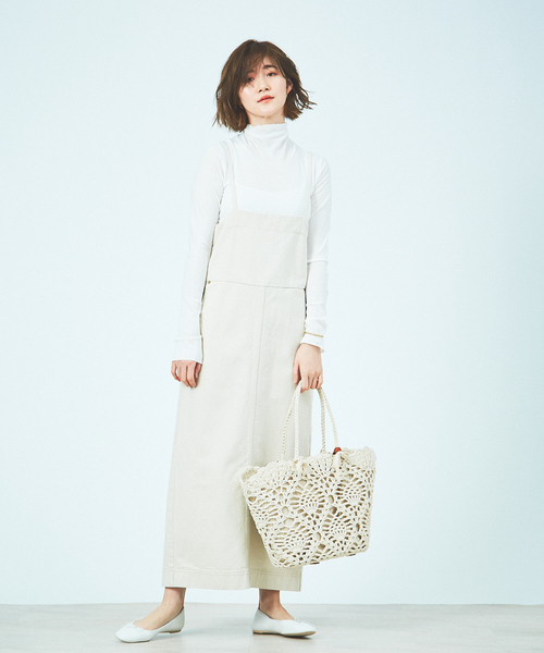 「Rouge vif」 サロペットスカート 38 ブルー レディース_画像5