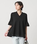 ニット セーター Vネック ニットチュニック ...の詳細画像5