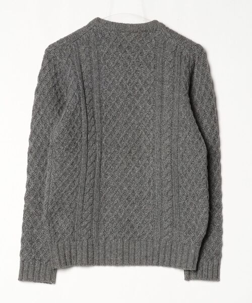 「BEAMS LIGHTS」 長袖ニット S グレー メンズ_画像2