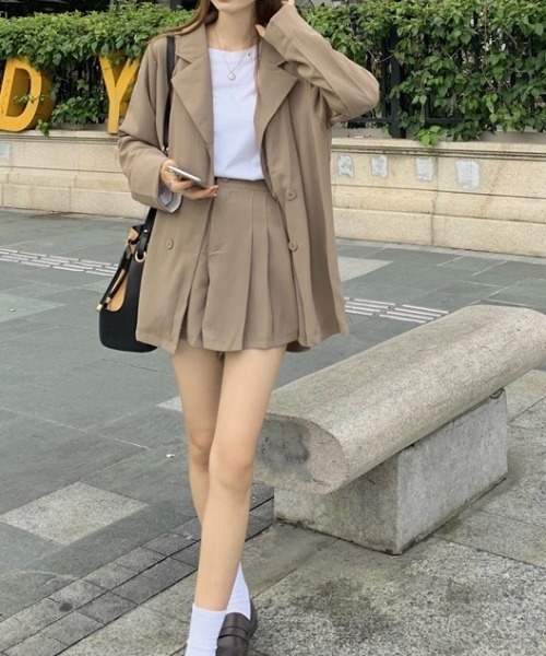 「LADY LIKE」 セットアップ M ブラック×グリーン レディース_画像5