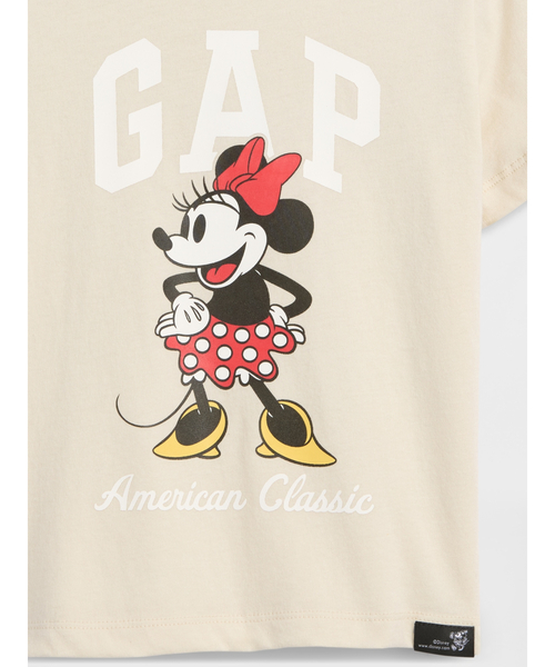 GAP（ギャップ） tシャツ babyGap × ディズニー ミニーマウス GAPロゴ