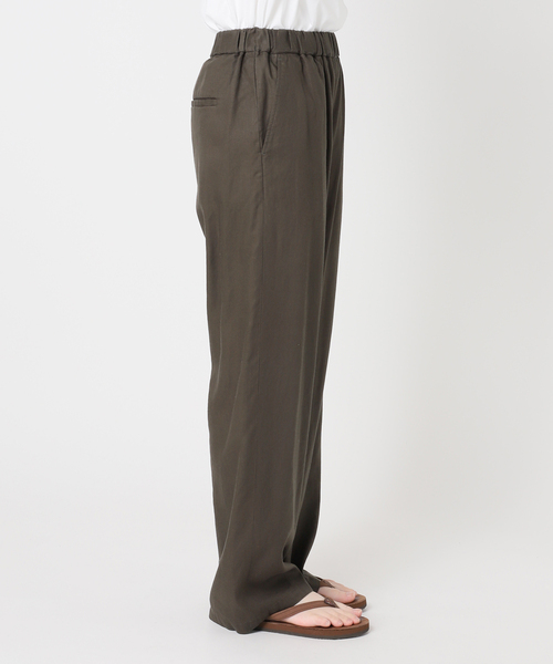 パンツ 「WEB限定 / 追加」レーヨンリネンツイルドロストパンツ レディースの画像