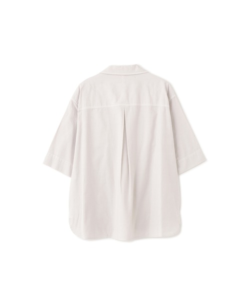 MHL.（エムエイチエル） ブラウス シャツ 半袖 GARMENT DYED FINE